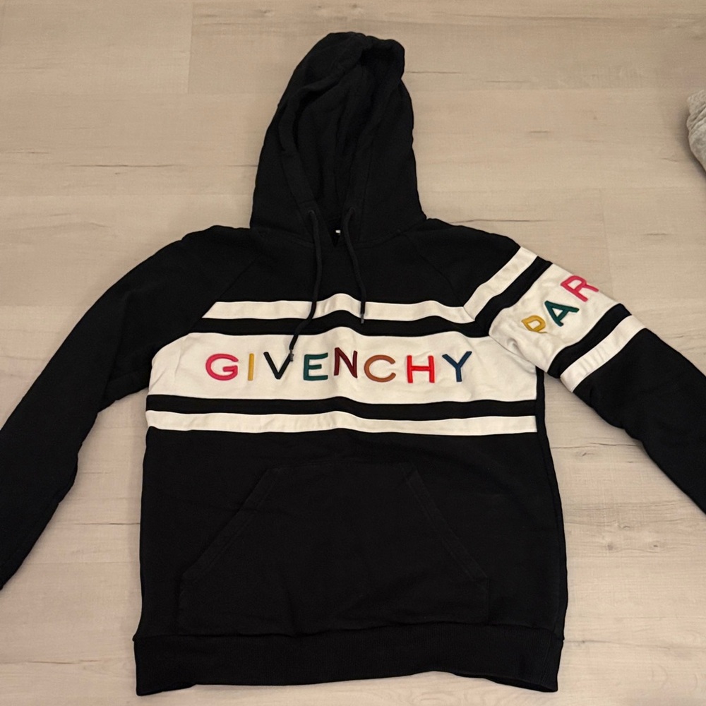 Givenchy Multicolor Black Hoodie